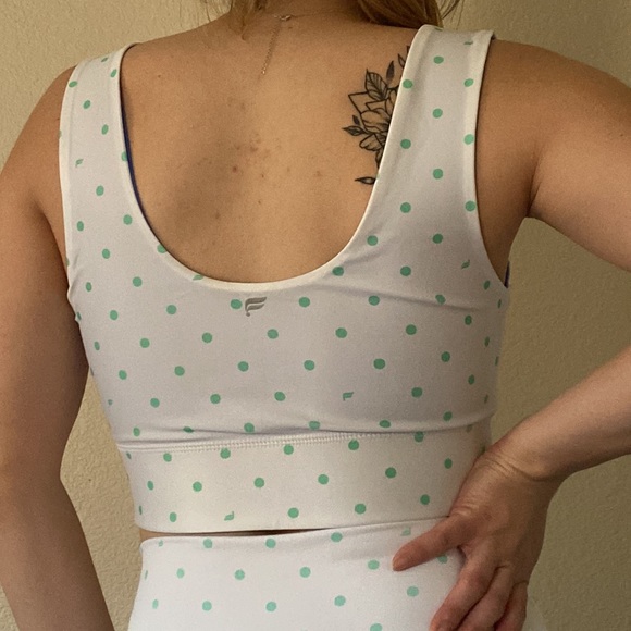 Fabletics Reversible Polka Dot Sports Bra - Picture 6 of 7